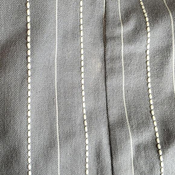 Nanette Lepore Stray Cat Pinstripe Bustier Dress Size 2 Bodycon Sleeveless - Picture 9 of 10